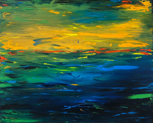 Sunset in April [SOLD]